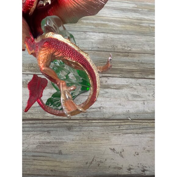 Franklin Mint Michael Whelan Guardian of the Crystal Cave Dragon Figurine - Picture 14 of 16